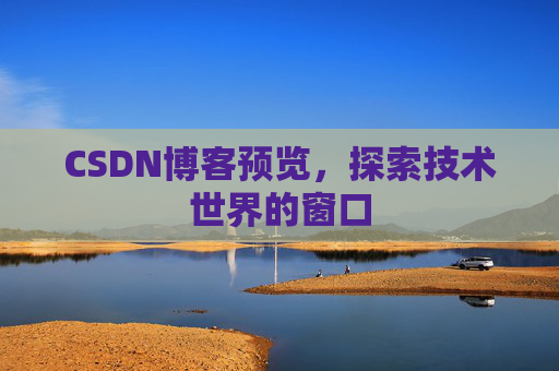 CSDN博客预览，探索技术世界的窗口